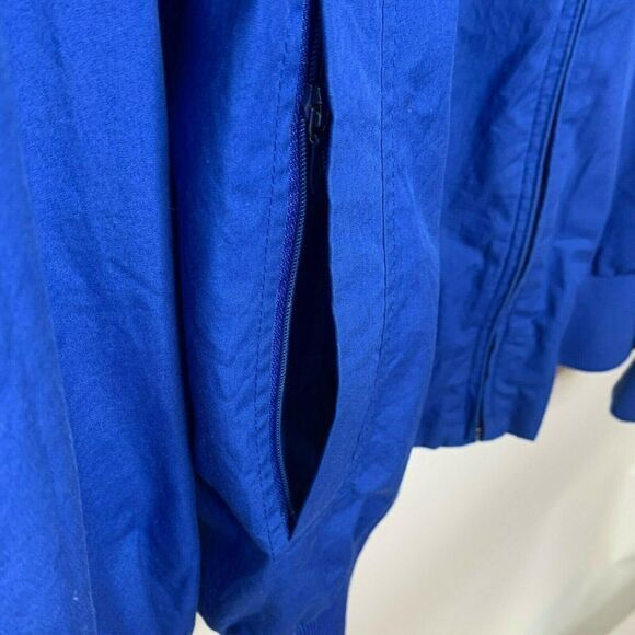 Staff by Wilson Mens‎ Golf Jacket Full Zip Windbreaker Lightweight Blue Large - Picture 6 of 6